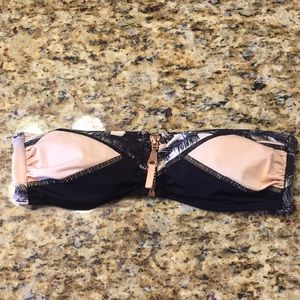 H&M Palm Tree Pattern Bikini Top